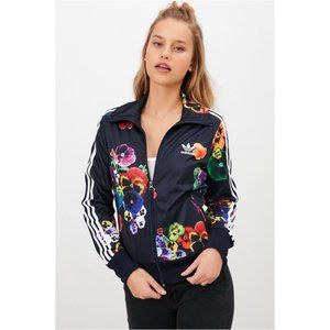 Adidas Floral Burst Jacket Track Size 